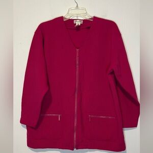 Jones New York Women's Cardigan - Deep Pink K